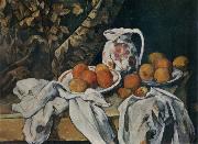 Paul Cezanne Still life with curtain France oil painting artist